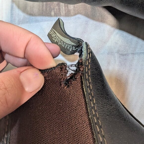 Blundstone #500 Stout Brown Leather Chelsea Boots - Men's Size 10 - Picture 9 of 15